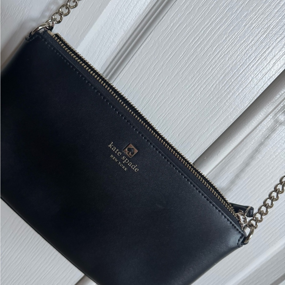 Kate Spade Black Leather Crossbody Bag